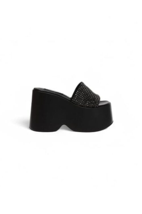 Steve Madden Glow-Up Black Wedges
